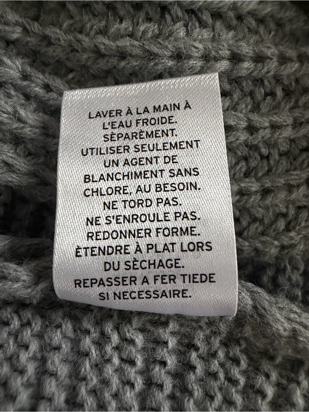 Bp Chunky Knit Sweater Sleeveless Mock Neck Vest Oversized Fall Top Gray Size Xs - Picture 7 of 8